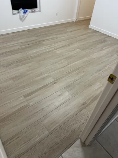 Commercial-grade vinyl plank flooring